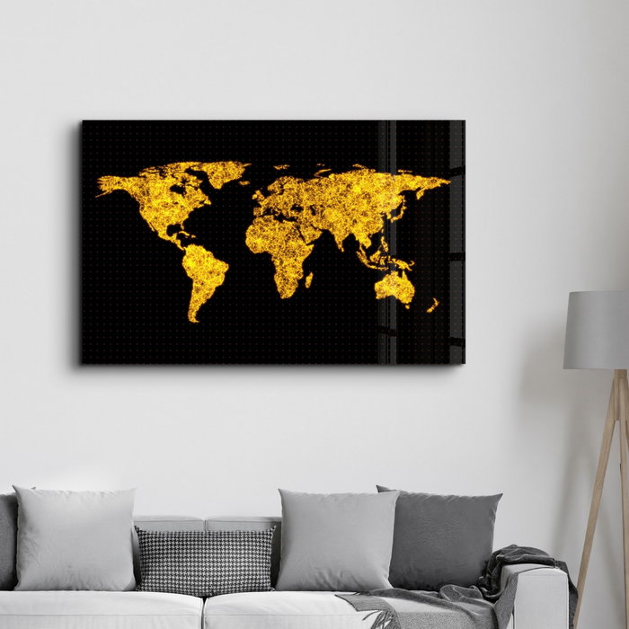 Wallity CAM-5072 Pintura Decorativa de Vidrio Templado 70 x 110 cm